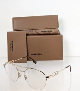 Brand New Authentic Burberry Eyeglasses BE 1354 1320 Gold 53mm Frame 1354 - Picture 1 of 5