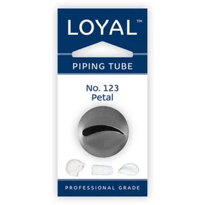 No.123 Petal Loyal Medium Stainless Steel Piping Tip - Picture 1 of 1