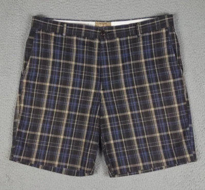 JNCO Authentic Mens Size 36 36"x9" Casual Plaid Shorts Multi Color Flat Front - Image 1 of 4