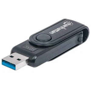 Mini lector/grabador de tarjetas múltiples Manhattan 101981 Manhattan USB 3.0 24 en 1 - Imagen 1 de 1