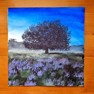 Tree Painting Tree Art Original Art Landscape Painting Watercolor Painting - Picture 1 of 5
