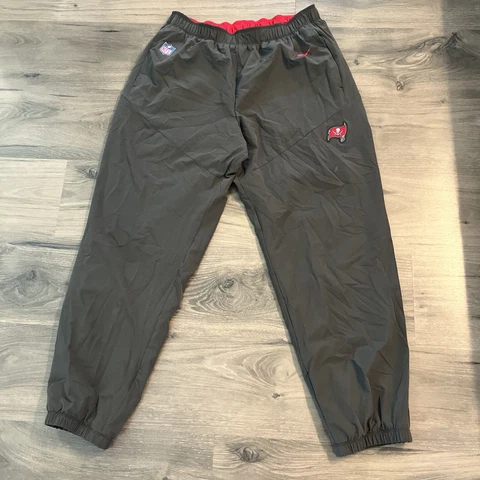 Tampa Bay Buccaneers NFL Track Pants, Size (L), On Field Apparel, Nike Dri-Fit Cover