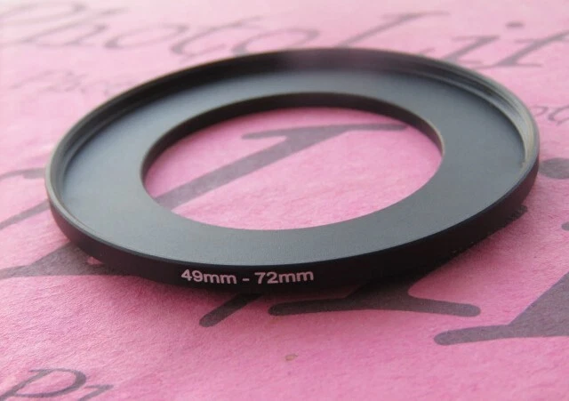 49mm to 72mm Stepping Step Up Filter Ring Adapter 49mm-72mm - Image 1 of 2
