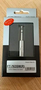 OFFICIAL FURUTECH 6.3mm stereo connector FT-763SM-R / TRACKING FT-763SM(R) - Picture 1 of 3