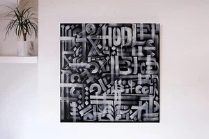 Quadro Criptografico Moderno - BTC 25# - VIENE REALIZZATO E CONSEGNATO IN 14 GIORNI! - Foto 1 di 2