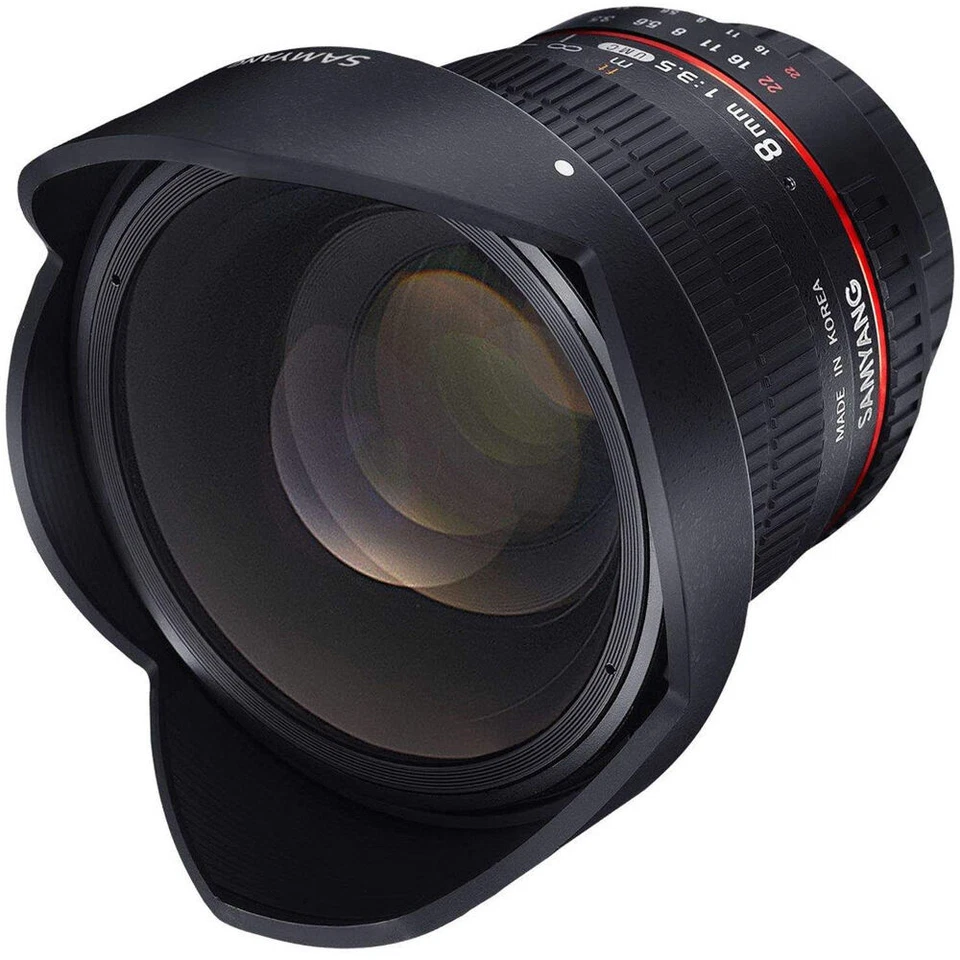 Samyang 8mm F/3.5 UMC II Fisheye Lens for Canon EOS - 200000
