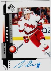 MARTIN NECAS AUTO 2021-22 SP AUTHENTIC 2001-02 RETRO 12/199 AUTOGRAPH # 01RA-MN - Picture 1 of 2