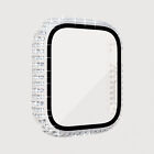 Fr Apple iWatch Series 9/6/5/1 38/42/44mm Diamond Case w/ Screen Protector Cover