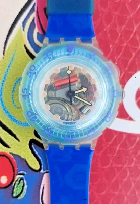 Swatch watch JELLY BUBBLES SDK104 1992 Scuba With Replaced Strap & New Battery  - Image 1 of 4