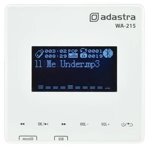 WA-215 Wall Mount Amplifier + Media Player with Bluetooth - Picture 1 of 9