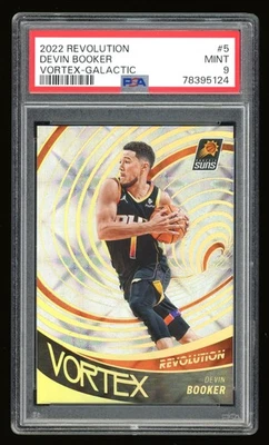 2022-23 Panini Revolution Vortex Devin Booker #5 Estuche Galáctico Hit SSP PSA 9 Foto 1 de 2
