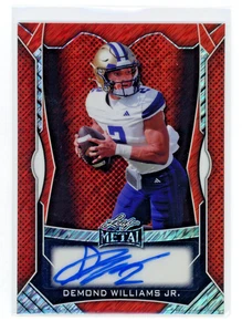 2025 Leaf Metal Web Exclusive Auto Orange Shimmer Demond Williams Jr /40 #MA-DWJ - Picture 1 of 3