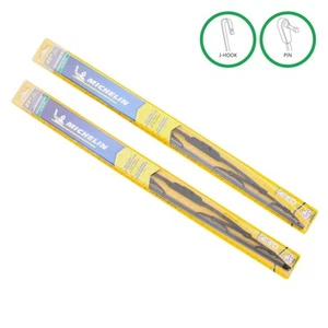 2 Michelin 21" RainForce All Weather Performance Series Wiper Blades Steel Frame - Picture 1 of 5