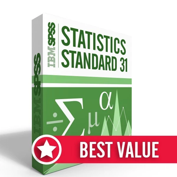SPSS Statistics Grad Pack 31.0 Standard Windows or Mac 12 month License - Image 1 of 1