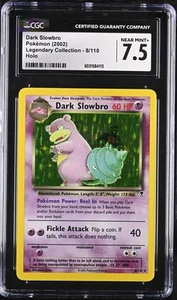 CGC 7.5 Dark Slowbro 2002 Legendary Collection 8/110 Holo Pokemon Card psa - Picture 1 of 2