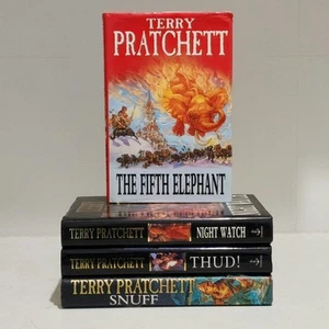 The Fifth Elephant, Night Watch, Thud!, Snuff by Terry Pratchett - UK 1st/1st HC - Picture 1 of 18
