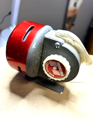 Carrete giratorio Hawthorne vintage Montgomery Wards buen estado Foto 1 de 4