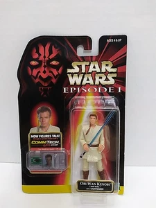 Obi-Wan Kenobi Naboo Star Wars Episode 1 Phantom Menace Commtech 1999 Sealed New - Picture 1 of 14