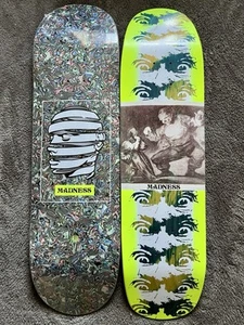 2 ~ Madness Skateboard Decks ~ 8.75 Slick Deck and 8.375 ~ Brand New - Picture 1 of 15