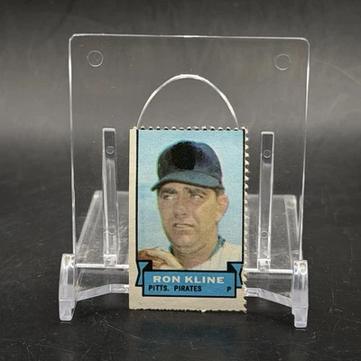 Винтажные бейсбольные марки 1969 Topps Ron Kline Pittsburgh Pirates мем - Изображение 1 из 2