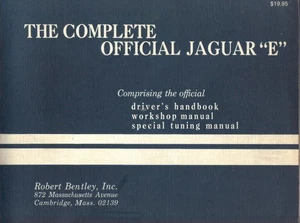 JAGUAR E TYPE,3.8,4.2,SERIES 1,2 COUPE,ROADSTER BENTLEY WORKSHOP MANUAL 1961-70 - Picture 1 of 1