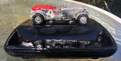 LESNEY MATCHBOX 1929 Bentley BLACK GLASS TRAY Models of Yesteryear - Image 1 of 4