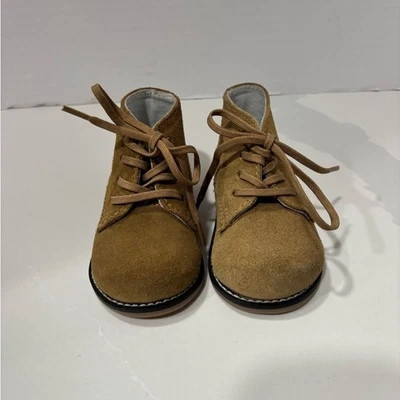 Josmo Children’s Walking Logan Booties Shoes Brown Suede Size 3 NWOT - Image 1 of 4