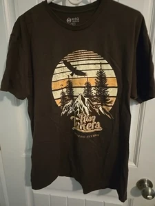 RISQ Takers Dream Big SS Brown SZ XL (BMRC36) - Picture 1 of 4