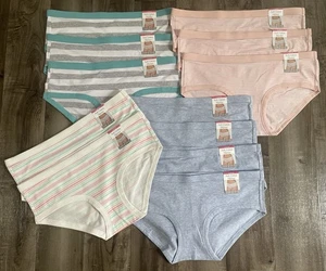 NEW (12) Womens Saint Eve Soft Cotton Hipster Underwear Panties Tagless sz L - Picture 1 of 4