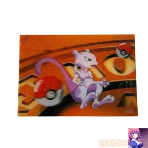 Mewtwo No.150 Pokemon 3D-lenticular Card Vintage Nintendo Bandai Japanese - Picture 1 of 3