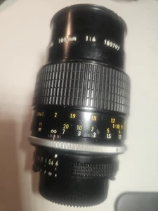 Nikon Micro Nikkor 105mm f/4 AI PRIME MACRO lens manual focus F mount - Picture 1 of 3