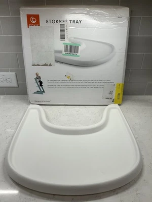 Bandeja Stokke Tripp Trapp para trona V2 V3 y V4 BLANCA 228701, sin signos de desgaste Foto 1 de 4