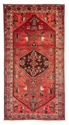 Alfombra de corredor tradicional oriental vintage anudada a mano de 3'10" x 7'10" Foto 1 de 4