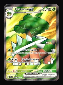 Torterra ex SV05: Temporal Forces #185/162 Ultra Rare Pokemon Card T3-396 - Picture 1 of 2