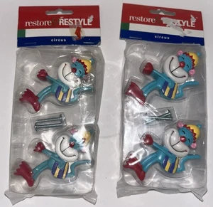 Juego vintage de manijas de gabinete/cajón de circo restaurar y restaurar nuevo - Imagen 1 de 7