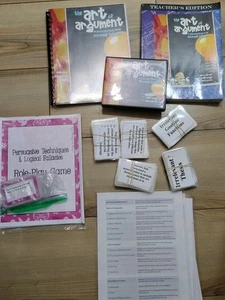 Art of Argument SET STUDENT BOOK, TEACHER'S EDITION, DVD CLASS + EXTRAS B006 - Foto 1 di 8