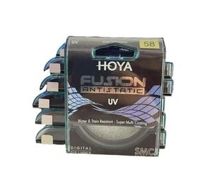 NEW HOYA FUSION ANTISTATIC UV Filter Polarizing/Polarizer Multi-Coating 58mm - Picture 1 of 12