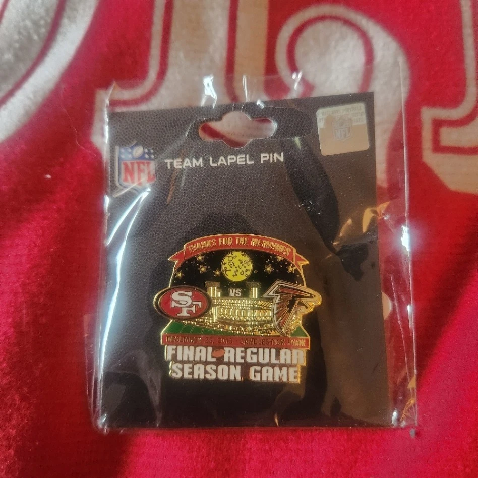 49ERS GAME DAY PIN 12 23 2013 CANDLESTICK PARK LAST GAME AT CANDLESTICK RARE z - Image 1 of 1