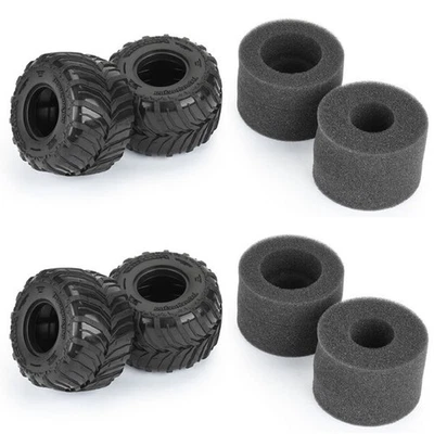 Pro-Line PRO1026500 1/18 Dreadnaught 1.25"/1.75" F/R MT Tires (4) for Mini LMT - Image 1 of 4