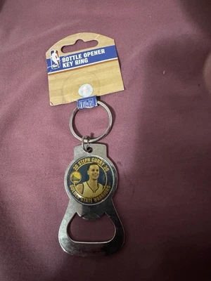 Llavero/abridor de botellas Golden State Warriors NBA Step Curry con licencia AMINCO Foto 1 de 4