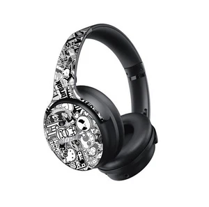 Cubierta adhesiva negra Stickerbomb BOSE para auriculares Qc35 Qc45 700 ultra envolvente - Imagen 1 de 3