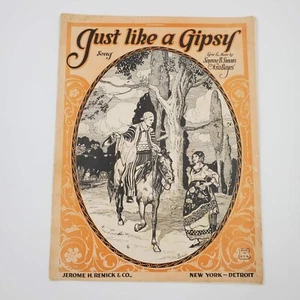 Partituras Just Like a Gipsy de Seymour B Simons y Nora Bayes 1919 - Imagen 1 de 8