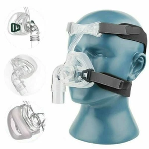 Nasenmaske Vollgesichts NM2 Nase Schlafapnoemaske Atemmaske + Kopfbedeckung E - Bild 1 von 5