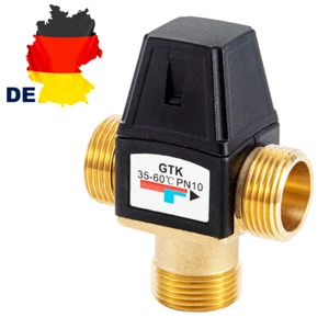 Brauchwassermischer 3 Wege Mischventil Verbrühschutz Wasser Heizungs Mischer - Bild 1 von 11