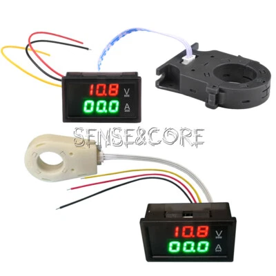 MARKENLOS DC0-300V 50/100/200/400A Digital Current Voltage Meter Hall Ammeter Voltmeter DE