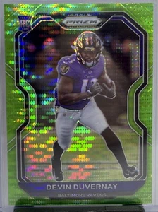 DEVIN DUVERNAY RC 2020 PANINI PRIZM FÚTBOL NOVATO VERDE NEÓN PULSAR PRIZM 380 - Imagen 1 de 3