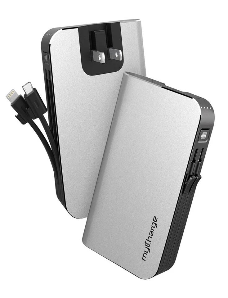 MyCharge Hub Turbo 10050mAh Portable Charger Black - Image 1 of 4