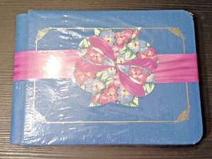 Creative Memories 5x7 Sentiments Album Wedgewood Blue Pages & Protectors SEALED - Picture 1 of 8