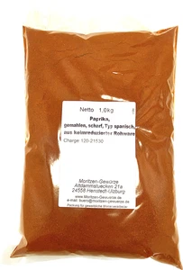 Paprika scharf gemahlen, 1 kg, TOP-Qualität - Moritzen-Gewürze - seit 2005 - Bild 1 von 1
