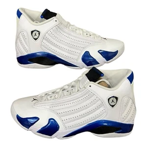 BRAND NEW Air Jordan 14 Retro Hyper Royal Size 10 487471 104 - Picture 1 of 6